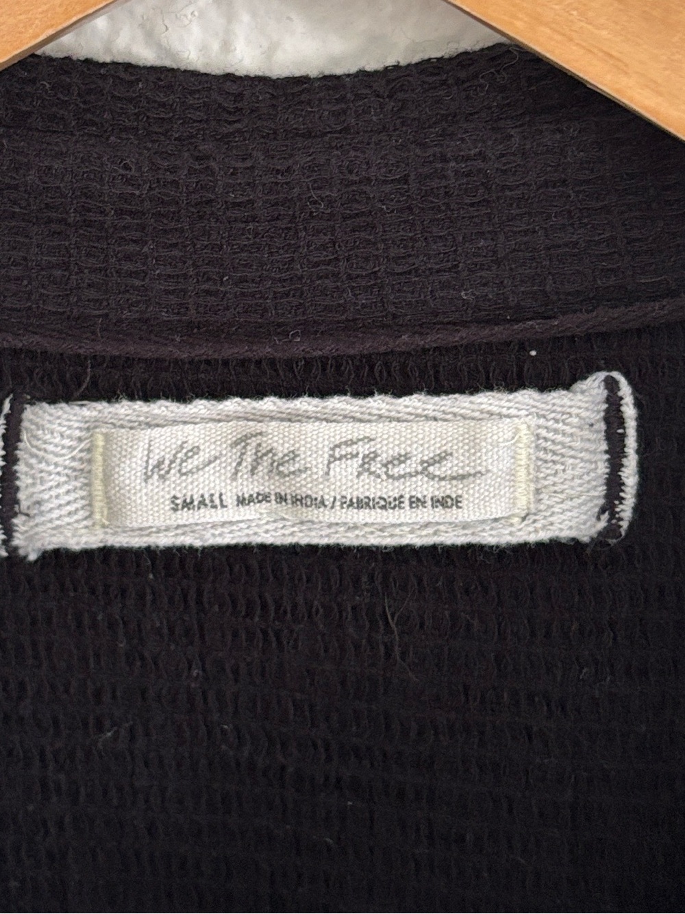 We The Free People Flowers Oversized Embroidered Shirt Black White Button Up - Picture 7 of 11